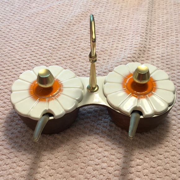 VTG California Pottery 632 Sequoia Ware Condiment Serving Bowls w/Lids &… - Picture 1 of 8